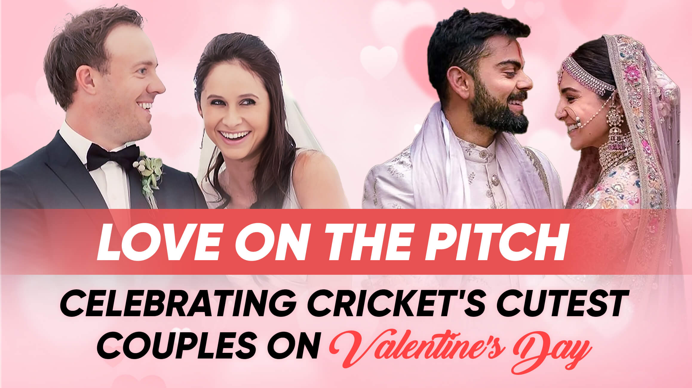 Love on the Pitch: Celebrating Cricket’s Cutest Couples on Valentine’s Day