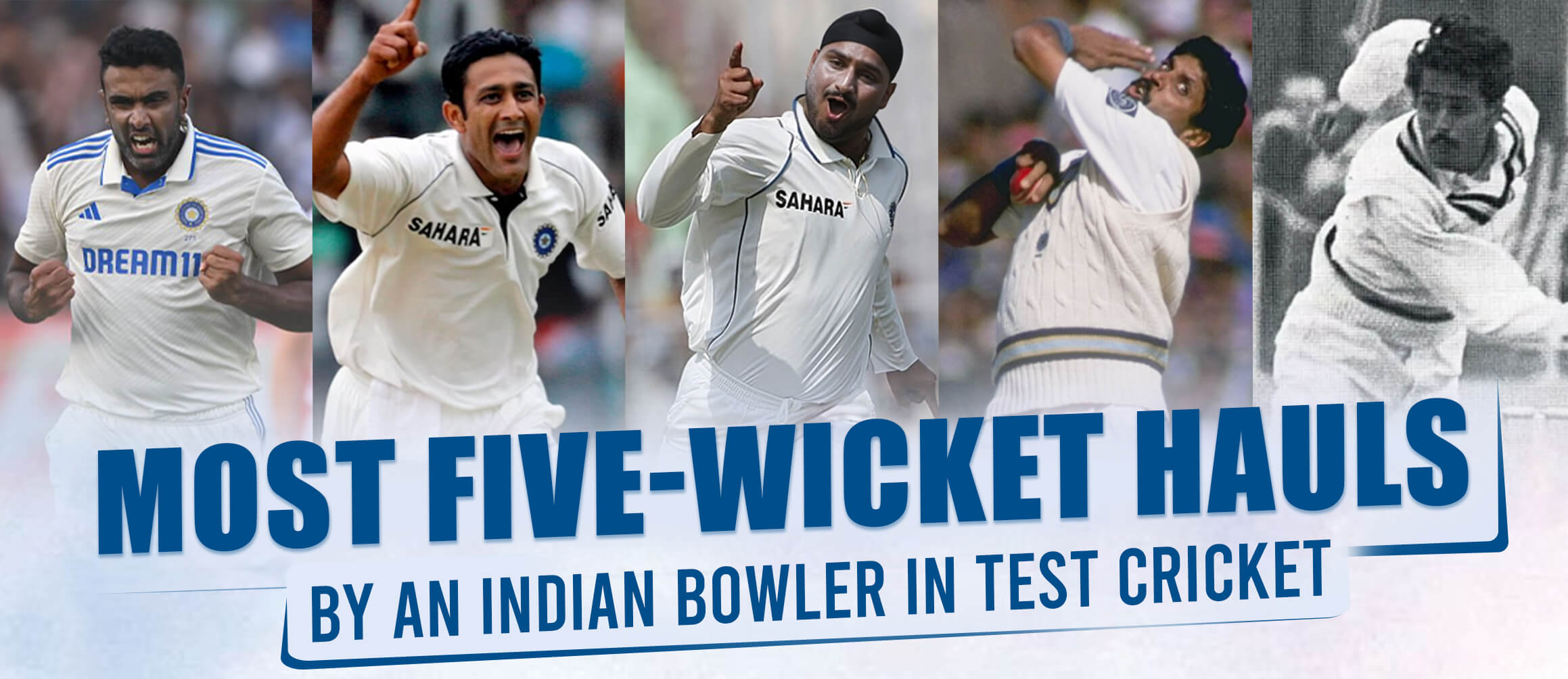 Most Five-Wicket Hauls by an Indian Bowler in Test Cricket