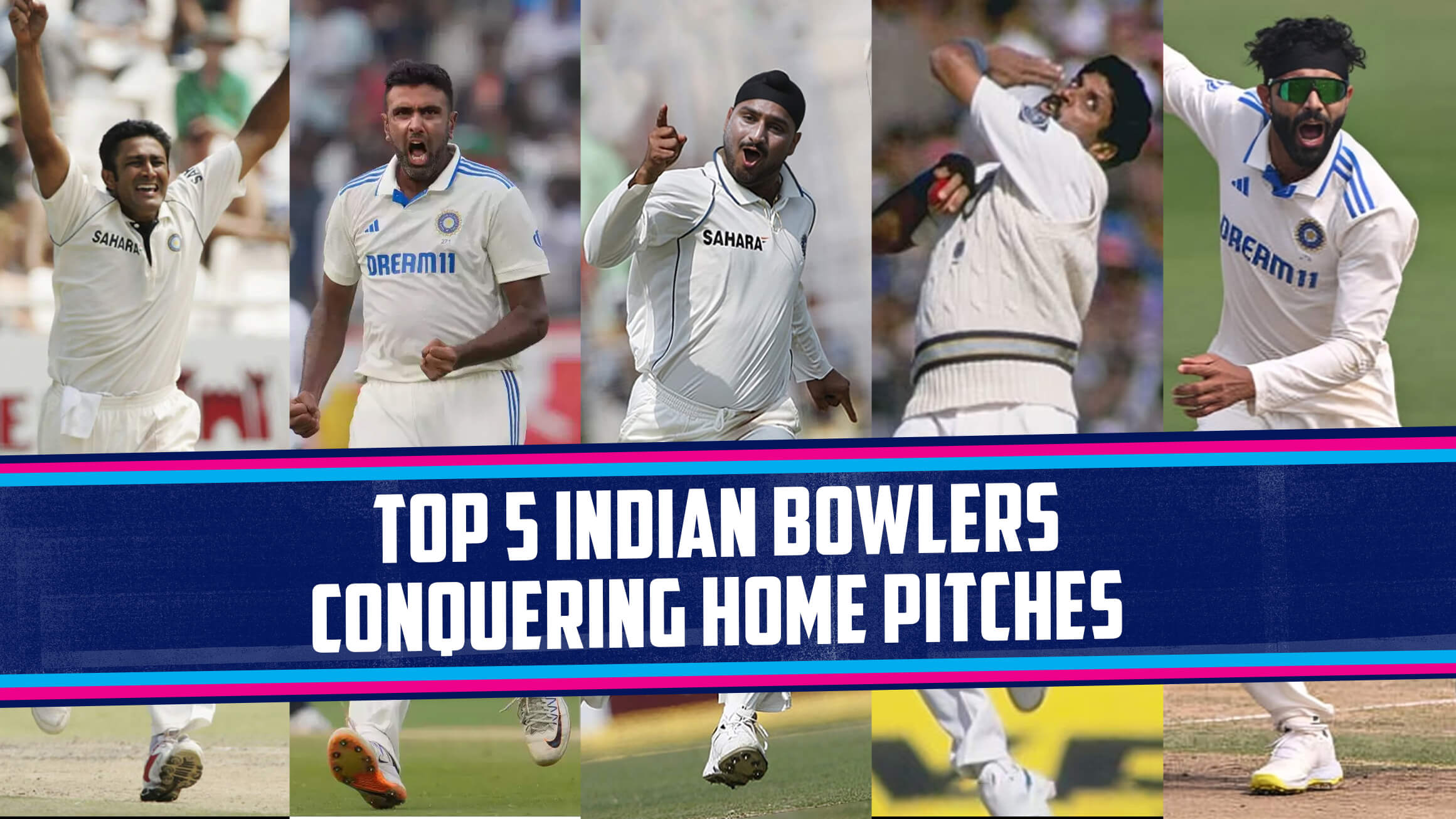 Top 5 Indian bowlers to take most test wickets at home