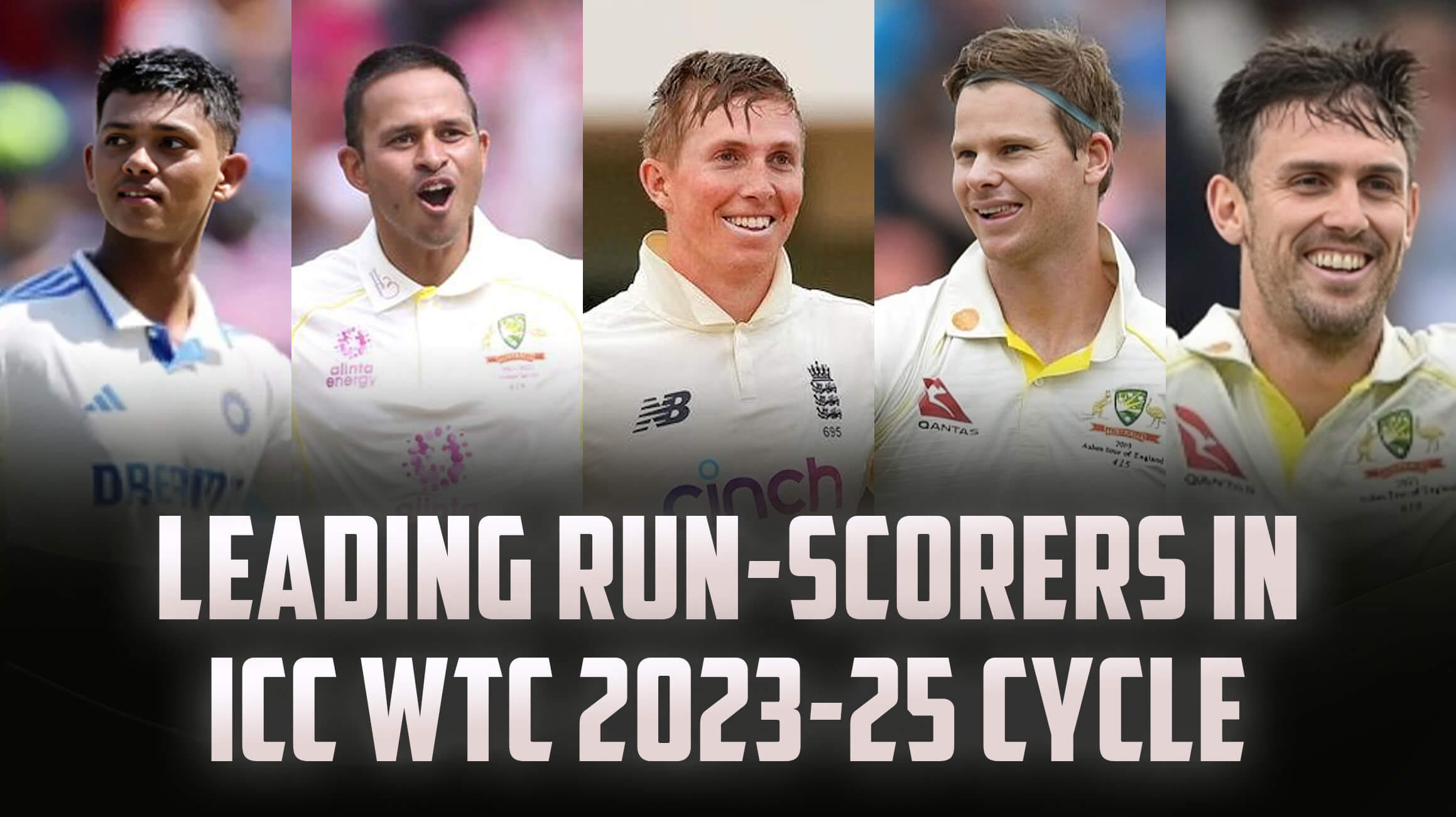 Top 5 Leading Run-Scorers in ICC WTC 2023-25 Cycle