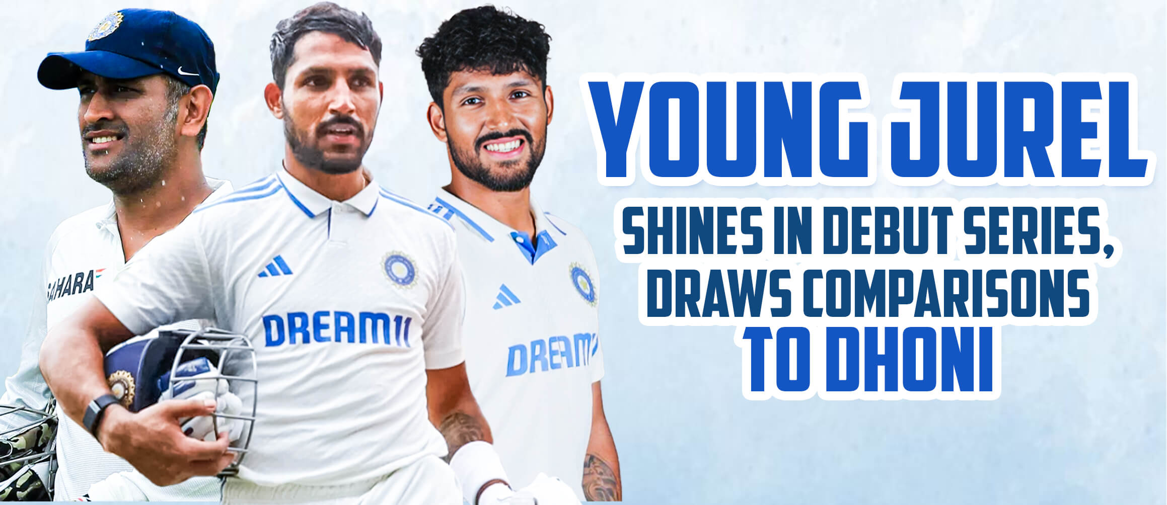 Young Jurel Shines in Debut Series, Draws Comparisons to Dhoni