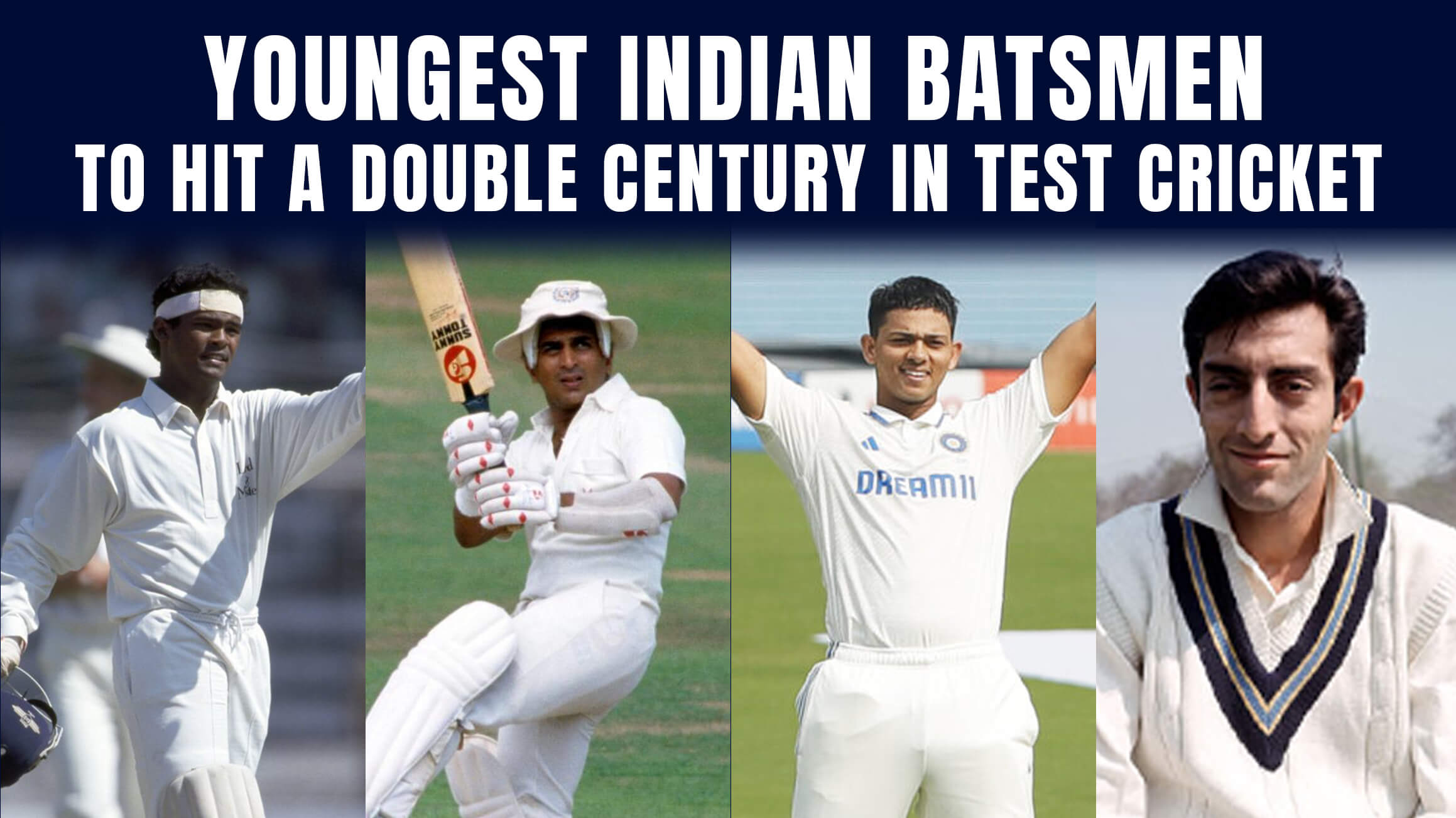 Youngest Indian Batsmen to Hit a Double Century in Test Cricket