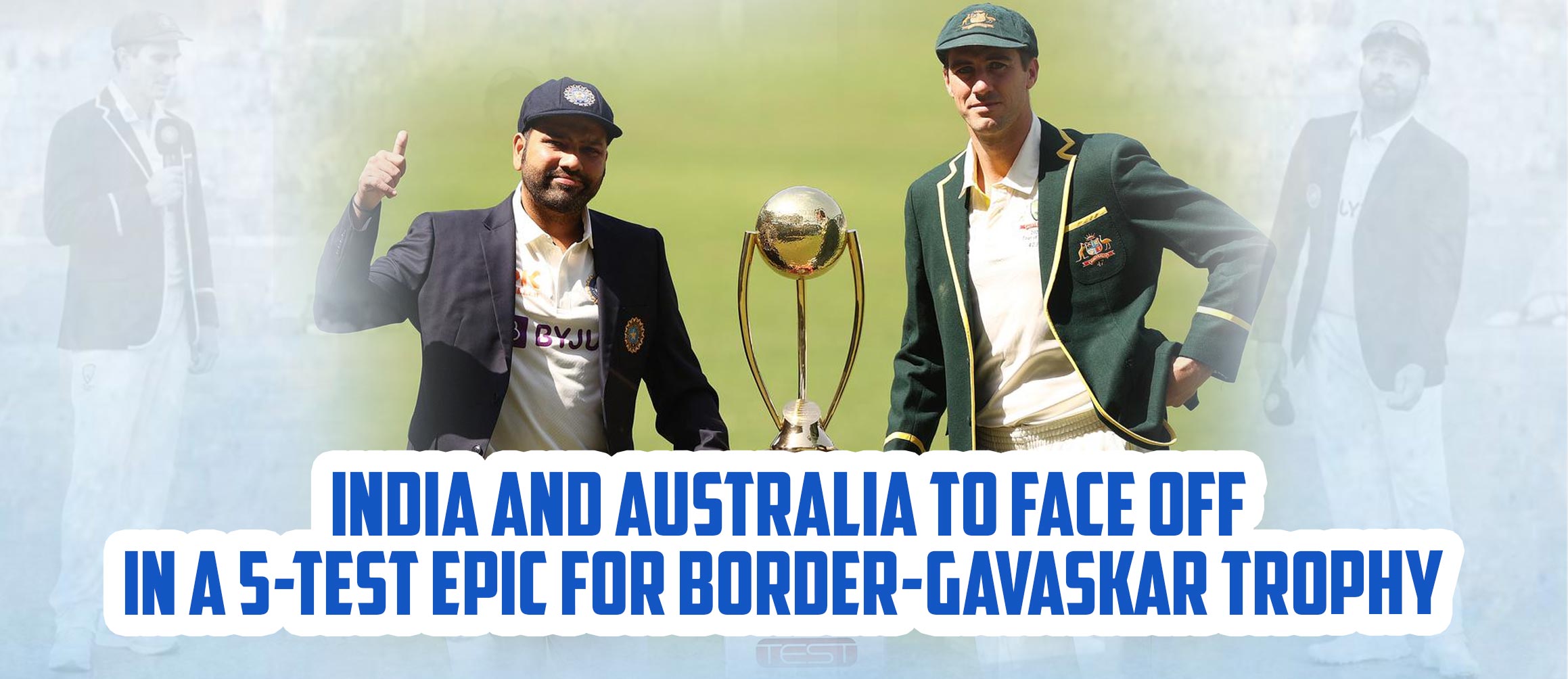 India and Australia to Face Off in a 5-Test Epic for Border-Gavaskar Trophy