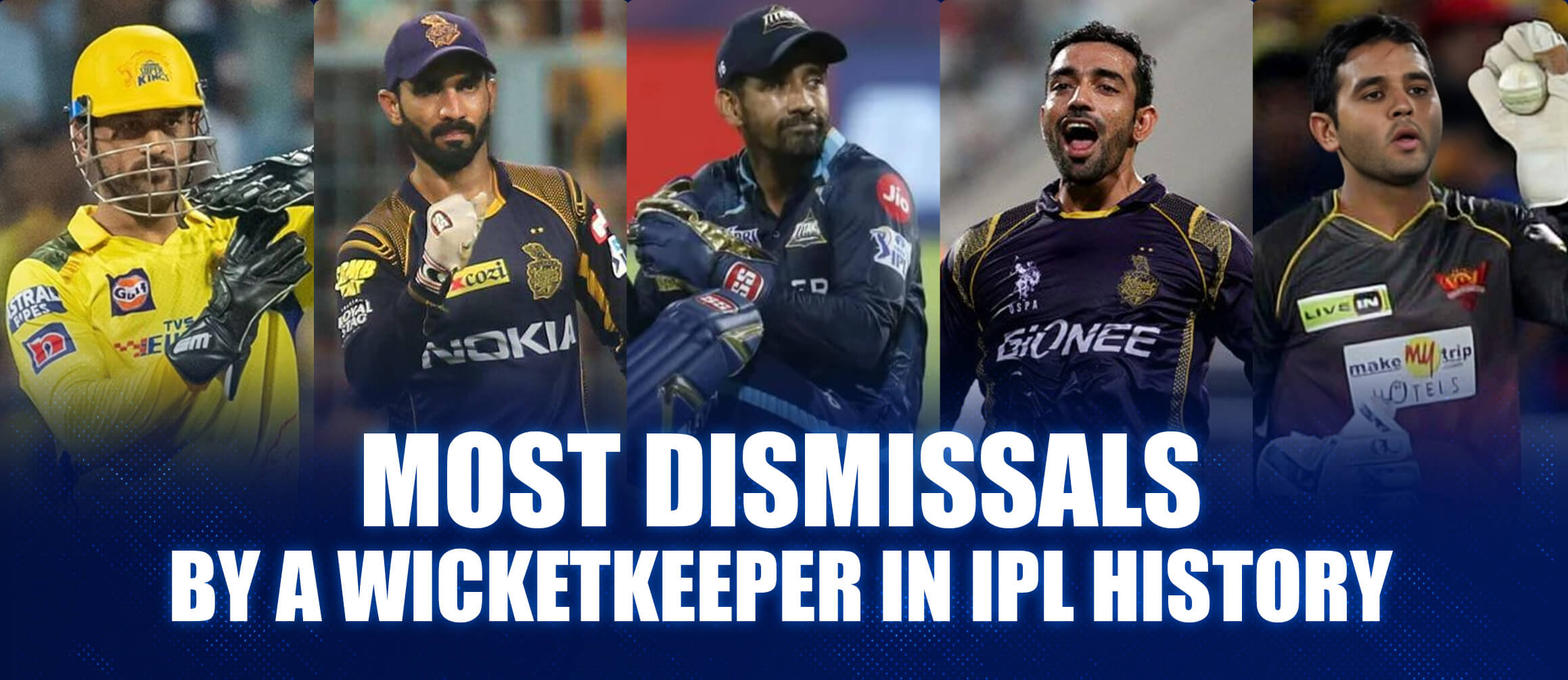Most Dismissals by A Wicketkeeper in IPL History