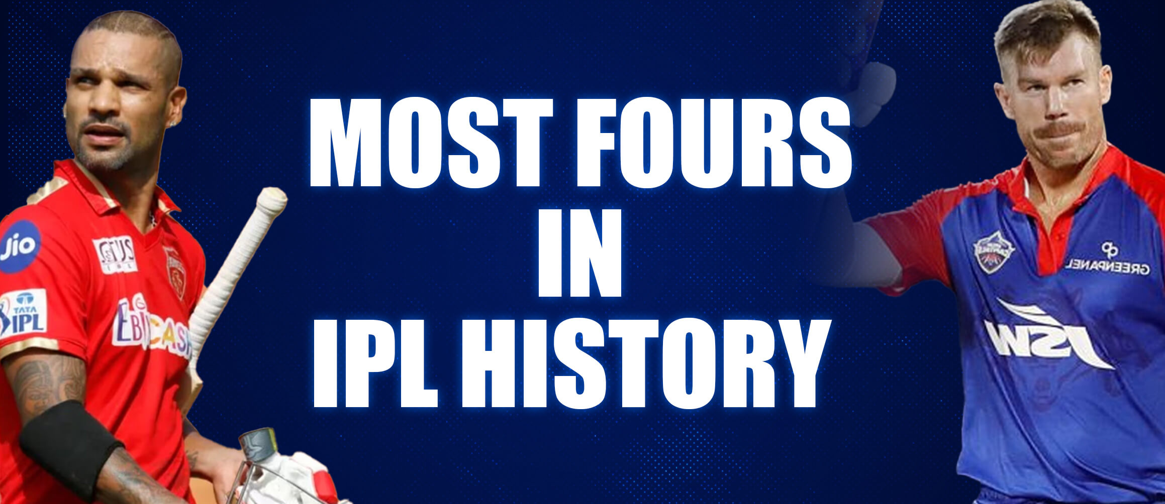 Most Fours in IPL History