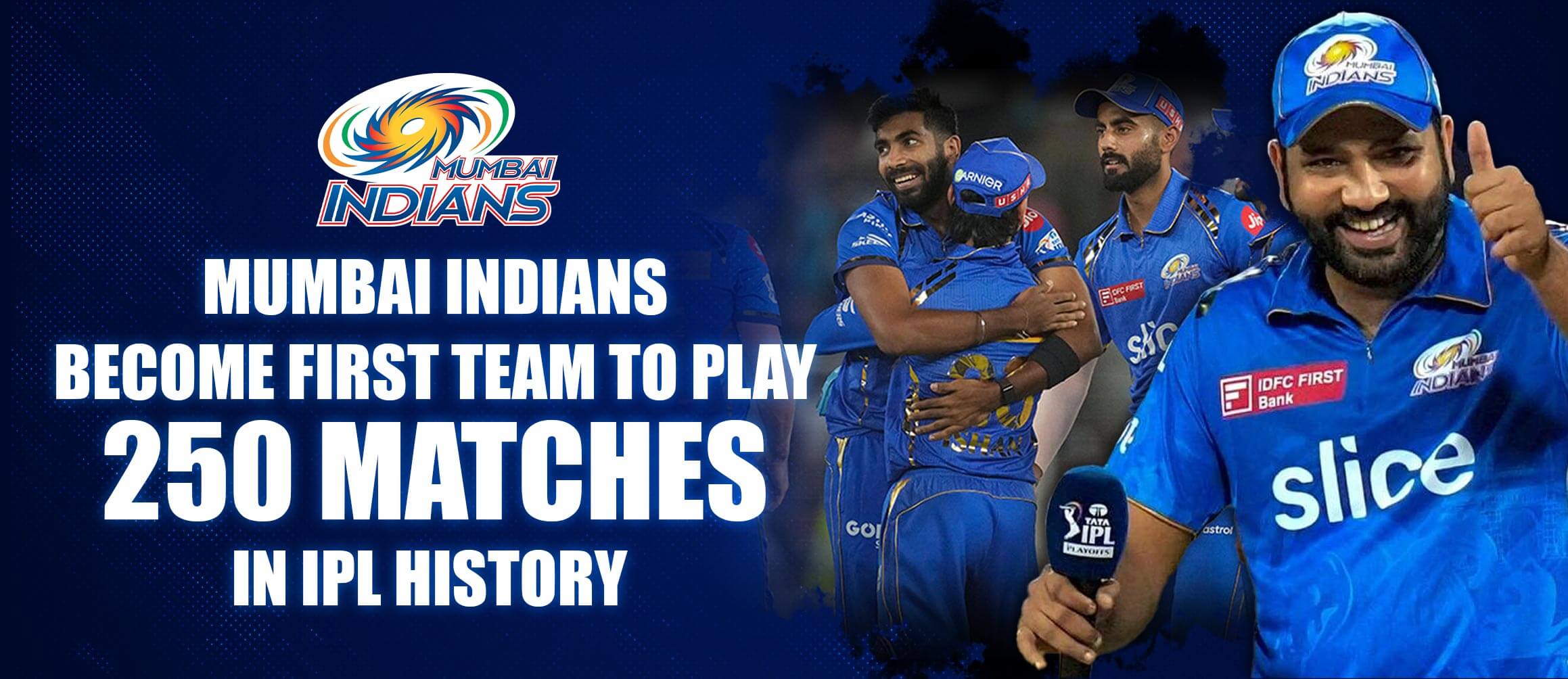 Mumbai Indians Become First Team to Play 250 Matches in IPL History