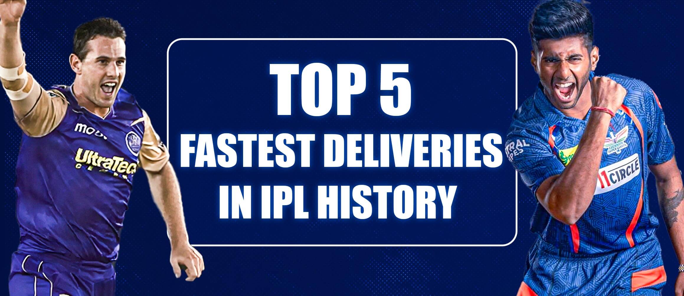 Top 5 Fastest Deliveries in IPL History