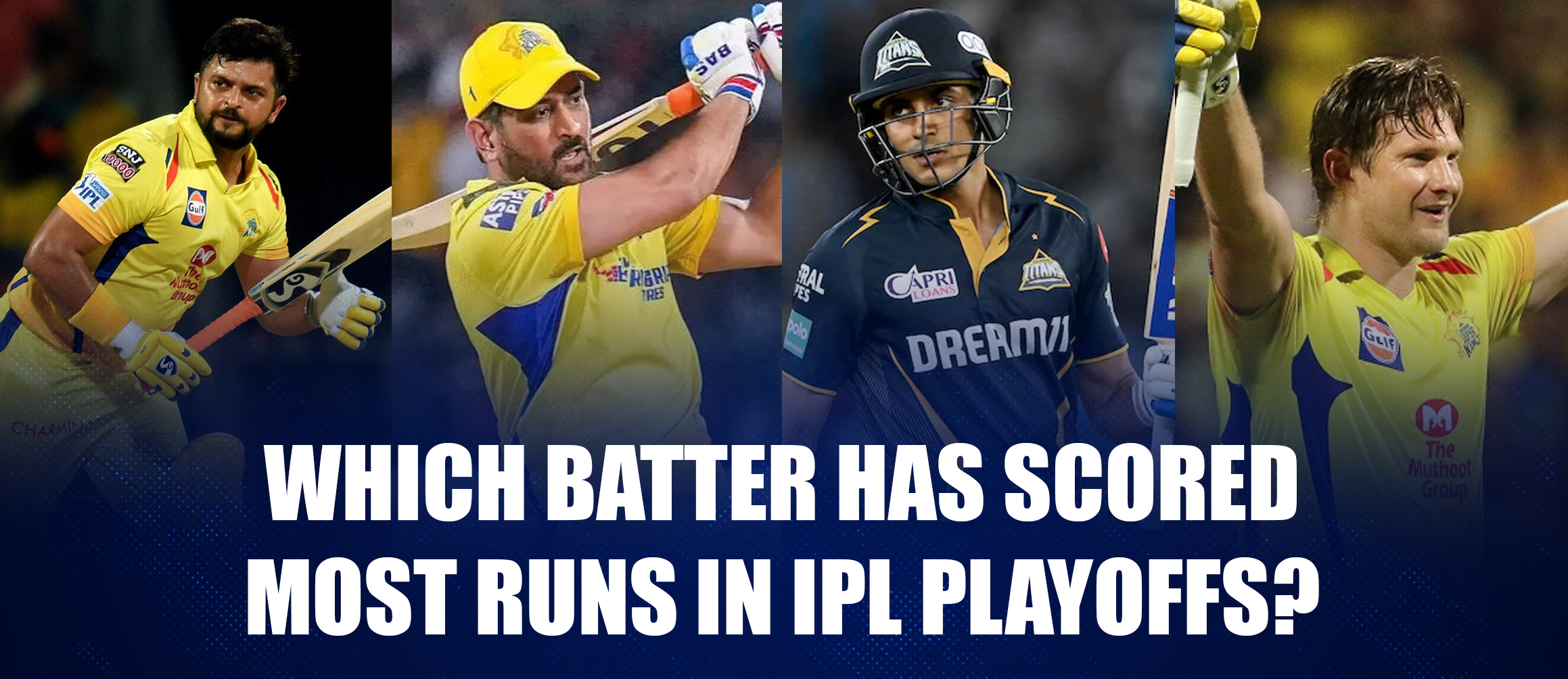Which Batter Has Scored Most Runs in IPL Playoffs?