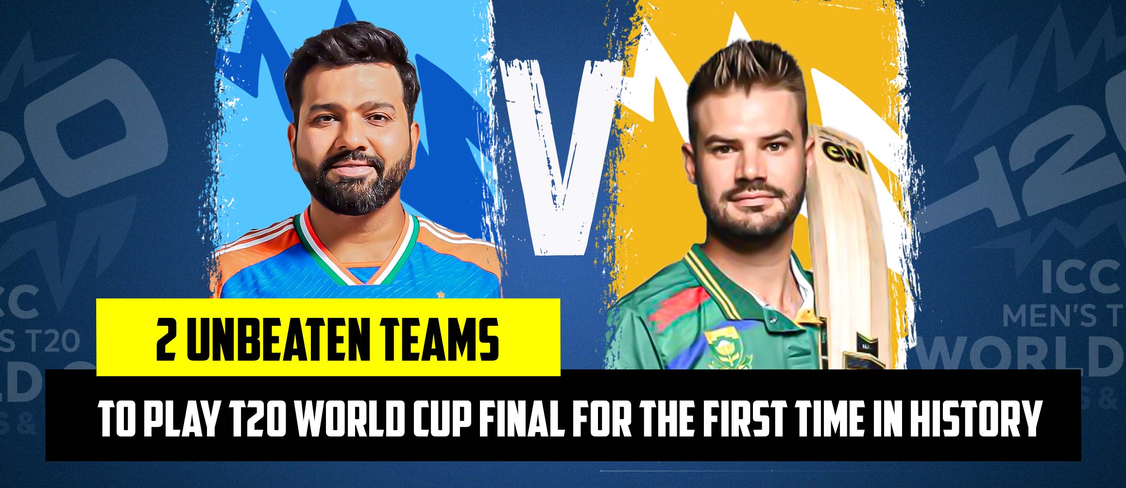 2 Unbeaten Teams to Play T20 World Cup Final for The First Time in History