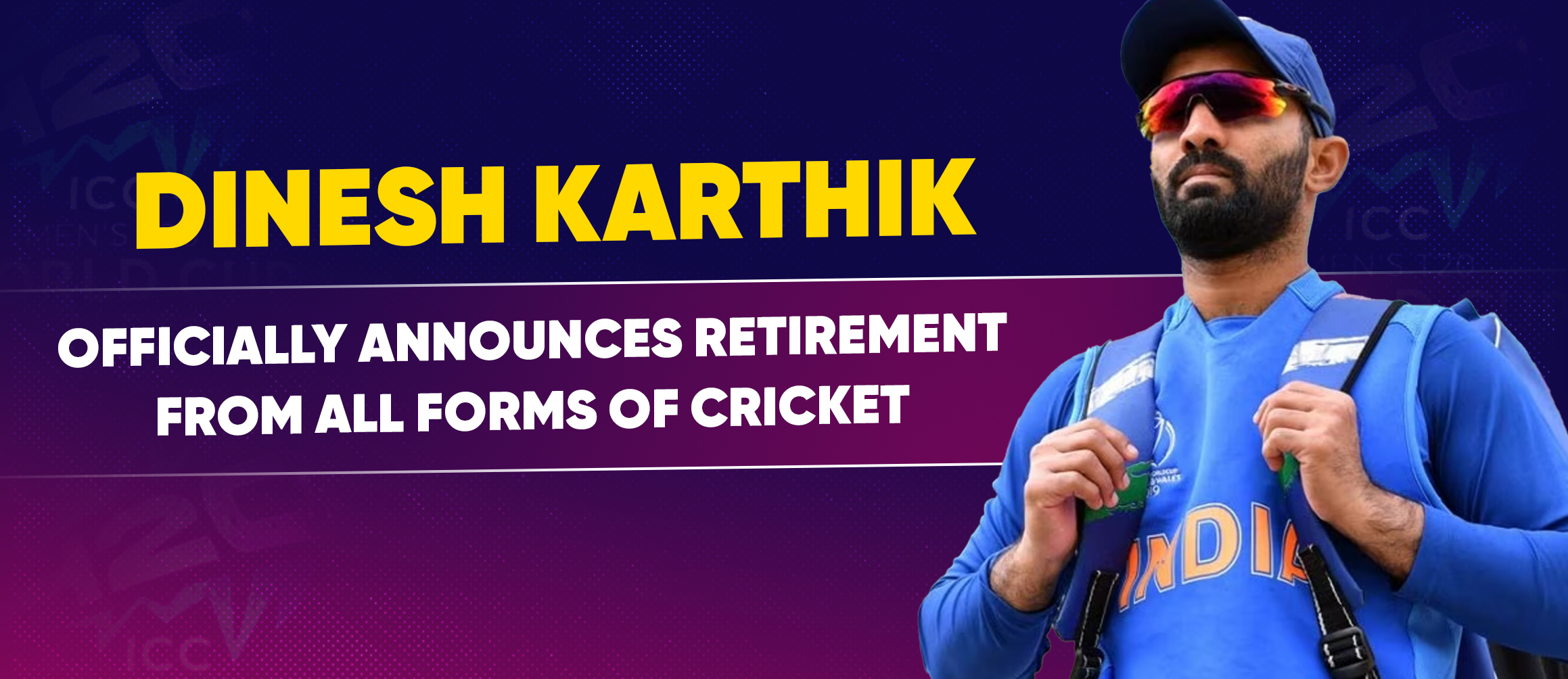 Dinesh Karthik officially announces retirement from all forms of cricket