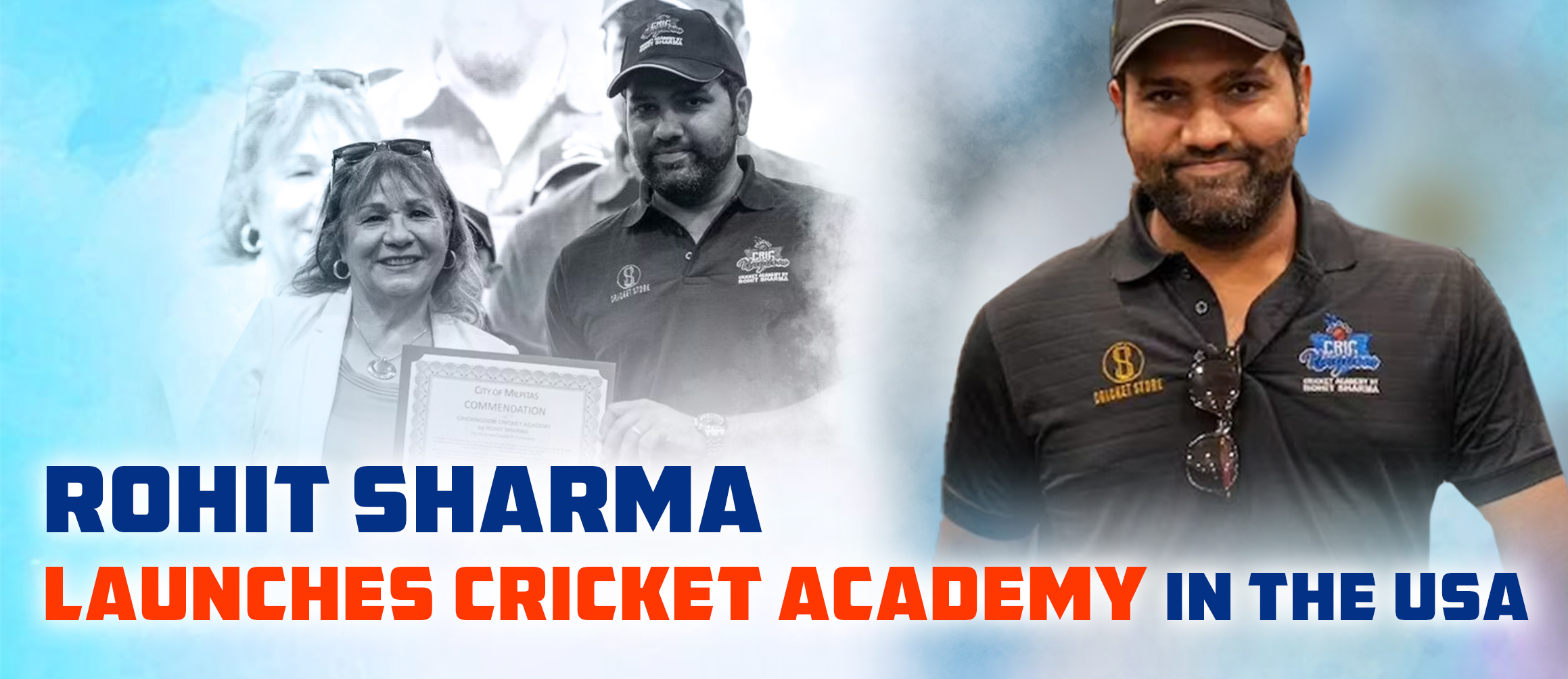Rohit Sharma Launches Cricket Academy in the USA