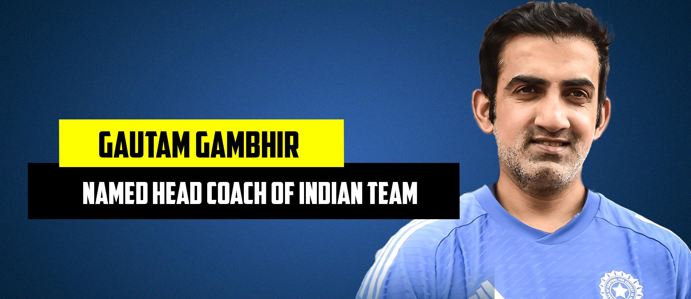 Gautam Gambhir Named Head Coach of Indian Team