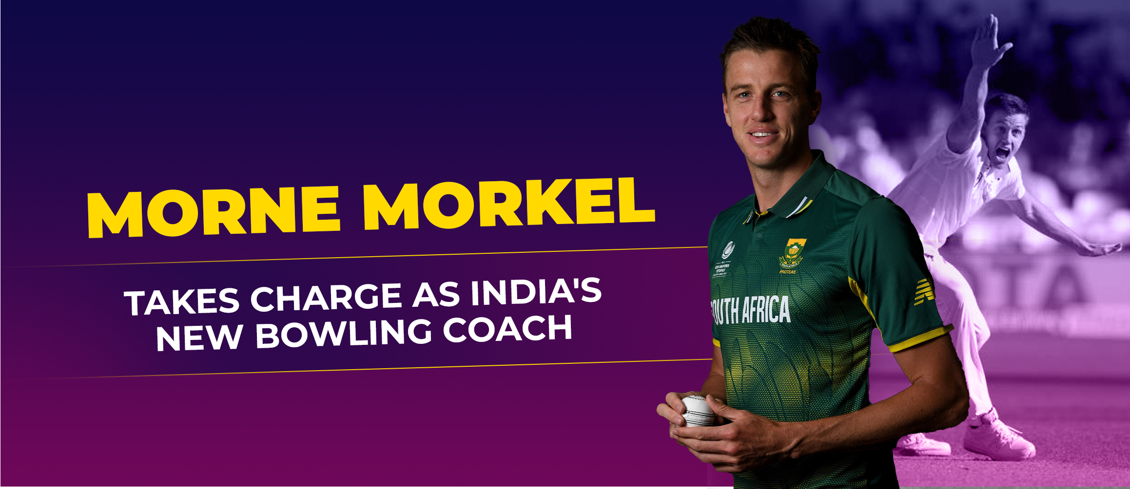 Morne Morkel Takes Charge as India’s New Bowling Coach