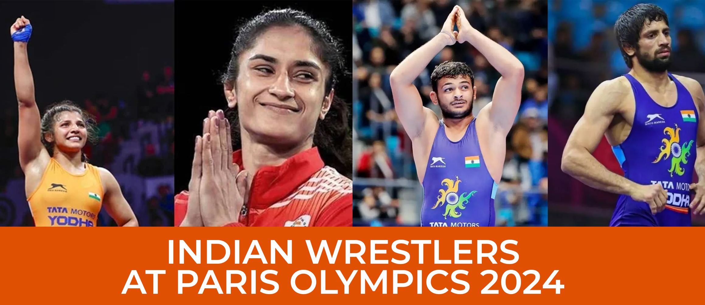 Indian Wrestlers at Paris Olympics 2024