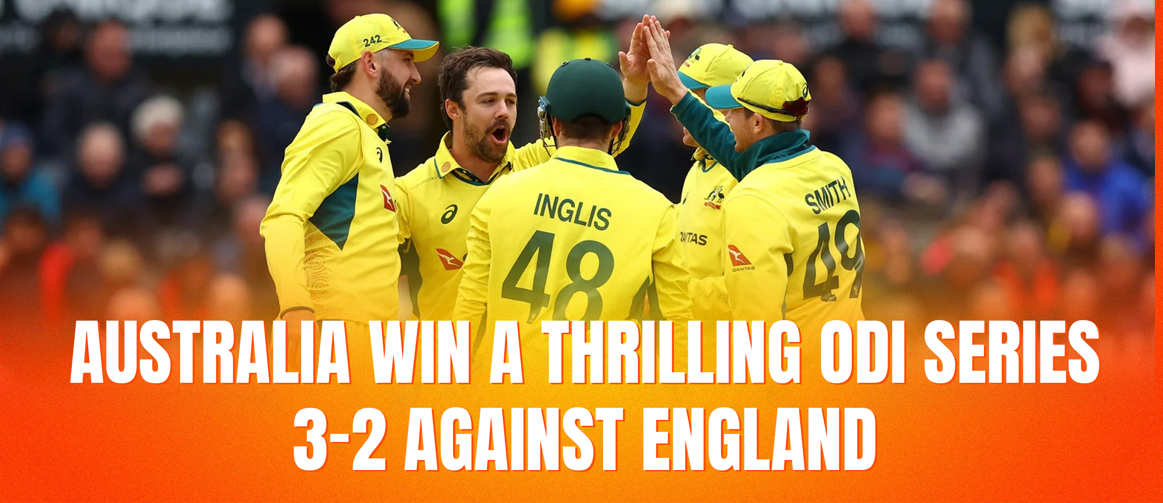 Australia Win a Thrilling ODI Series 3-2 Against England