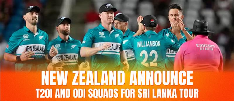 New Zealand Announce T20I And ODI Squads for Sri Lanka Tour