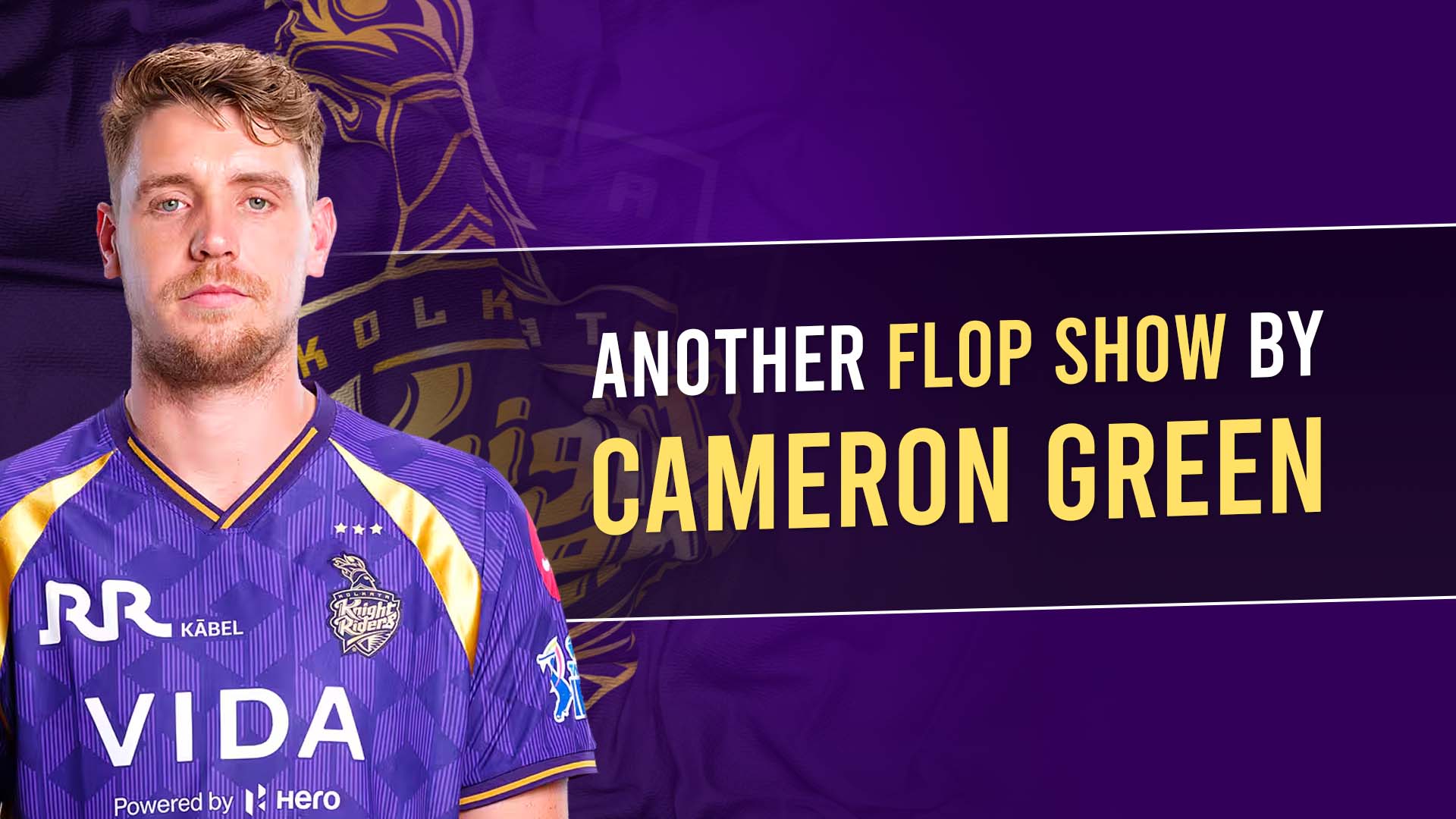 Another Flop Show by Cameron Green – Most Expensive Player of IPL 2026