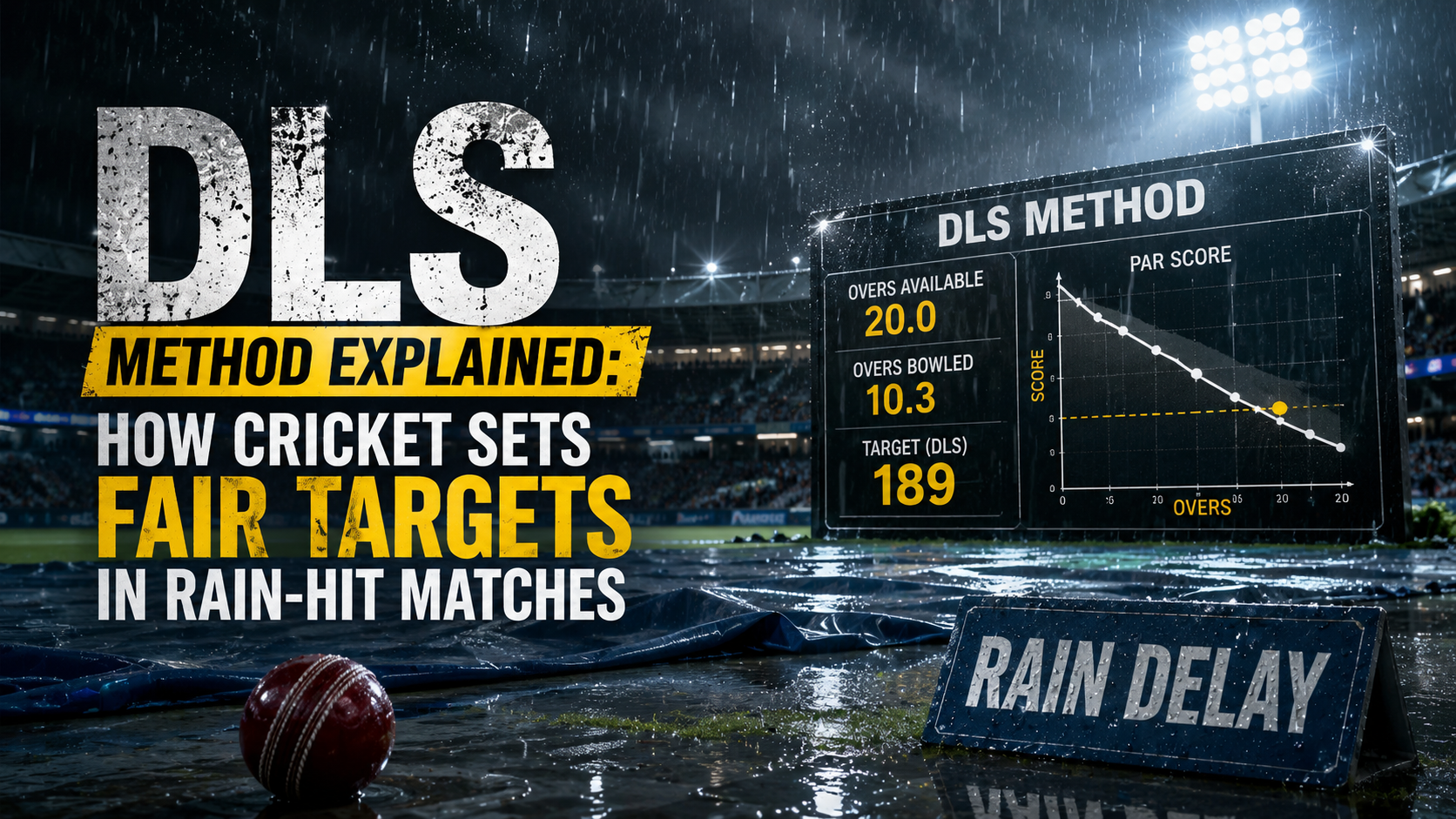 DLS Method Explained: How Cricket Sets Fair Targets in Rain-Hit Matches