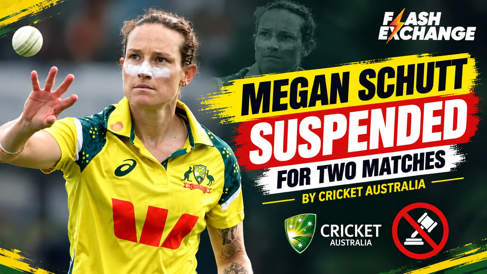 Megan Schutt Suspended for Two Matches by Cricket Australia Over Medication Breach