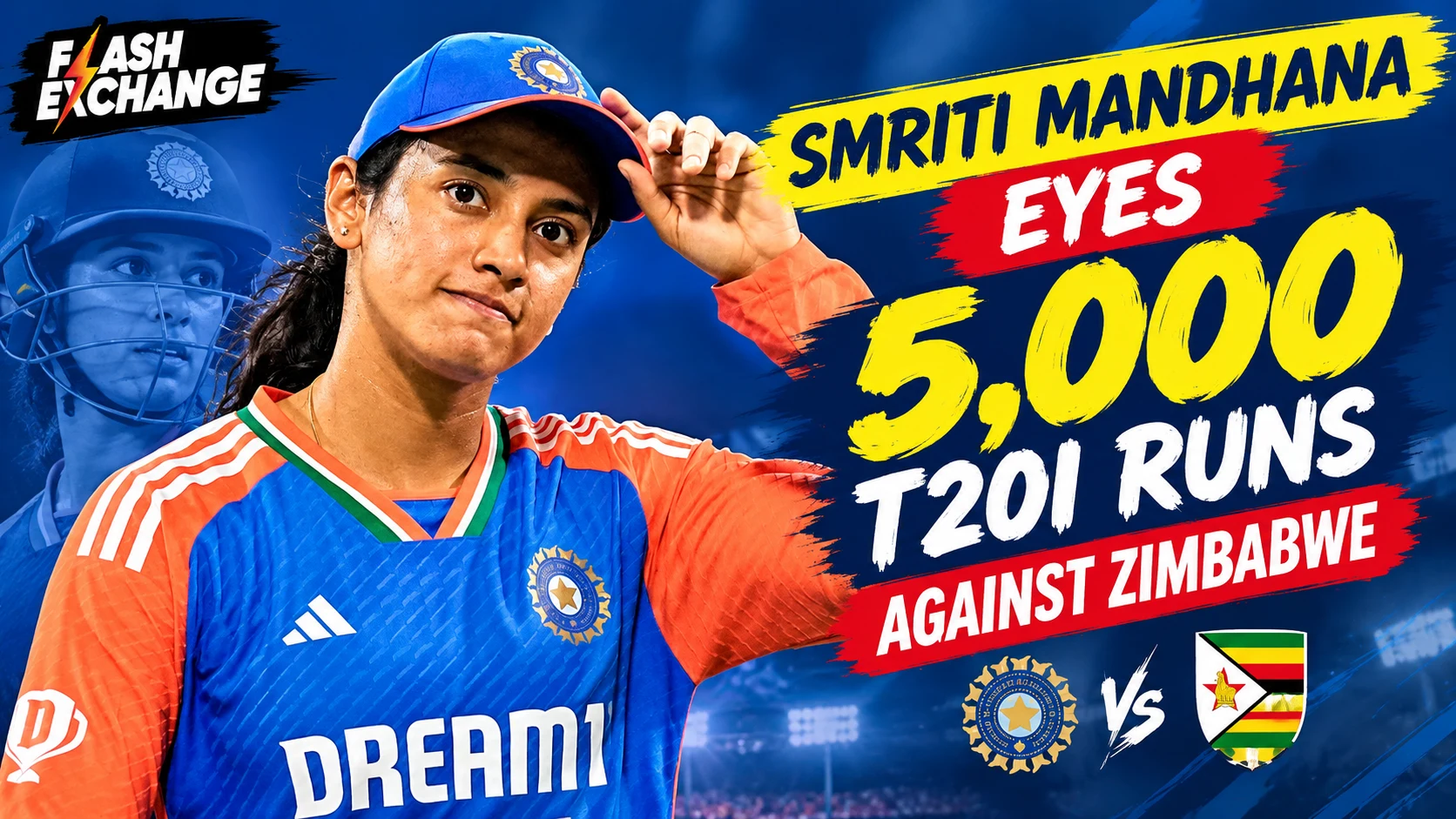 Smriti Mandhana Eyes Historic 5,000 T20I Runs as India Begin Zimbabwe Series