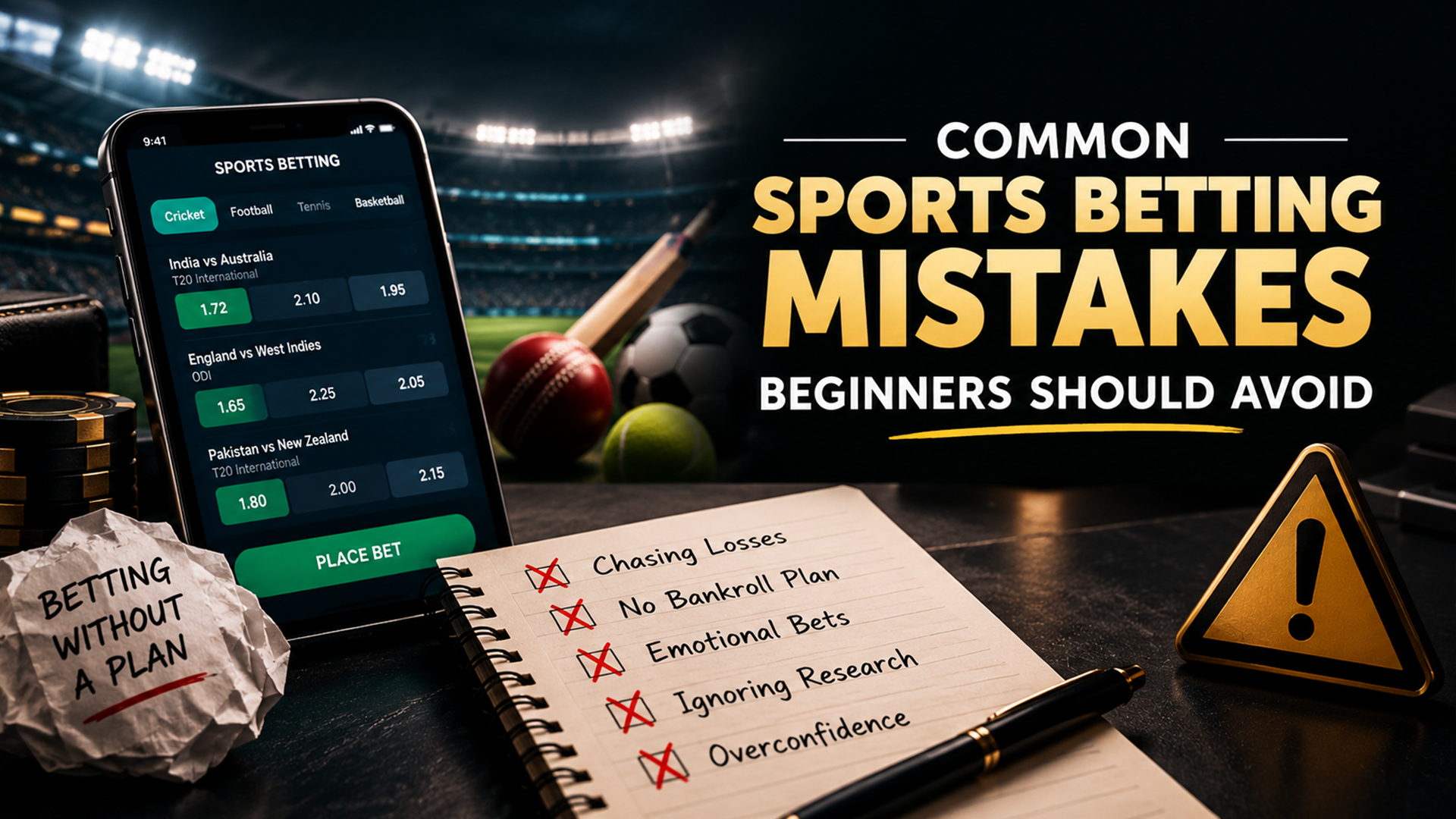 Common Sports Betting Mistakes Beginners Should Avoid